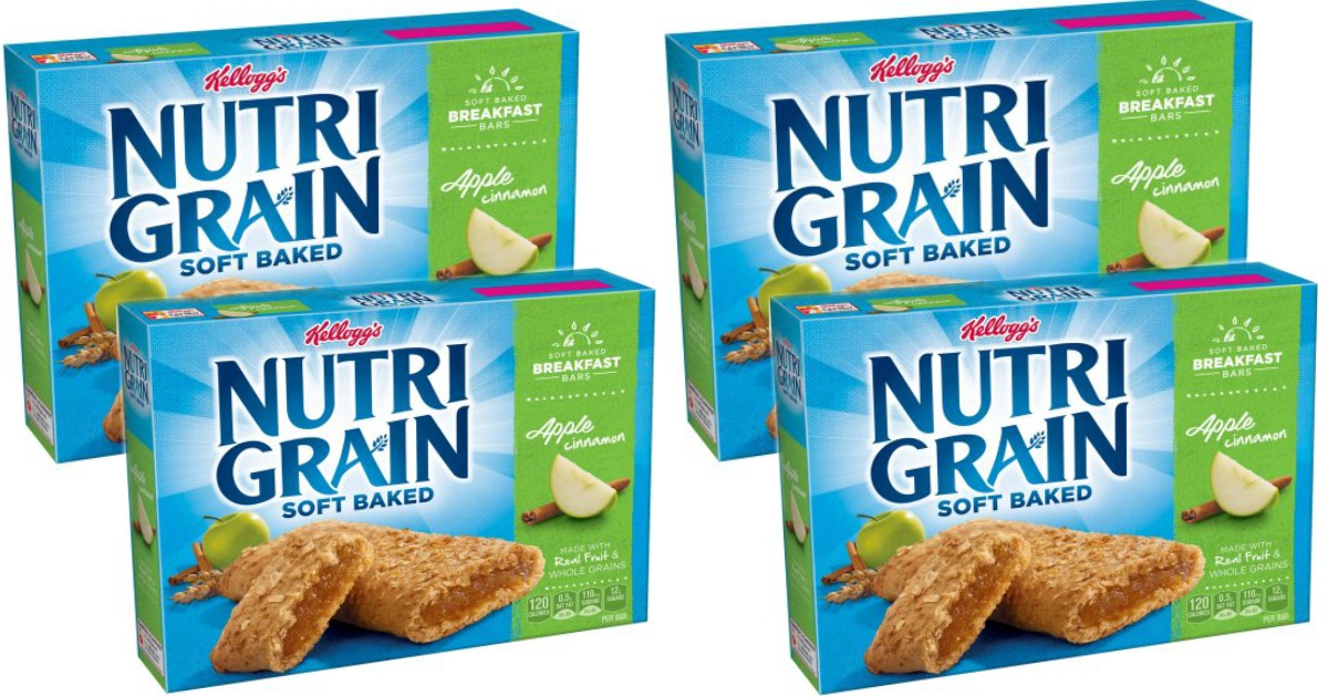 Amazon 4 Kellogg's NutriGrain 8Count Soft Baked Bars Only 8.01