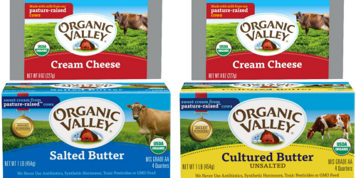 Target: Nice Savings on Organic Valley Butter & Cream Cheese