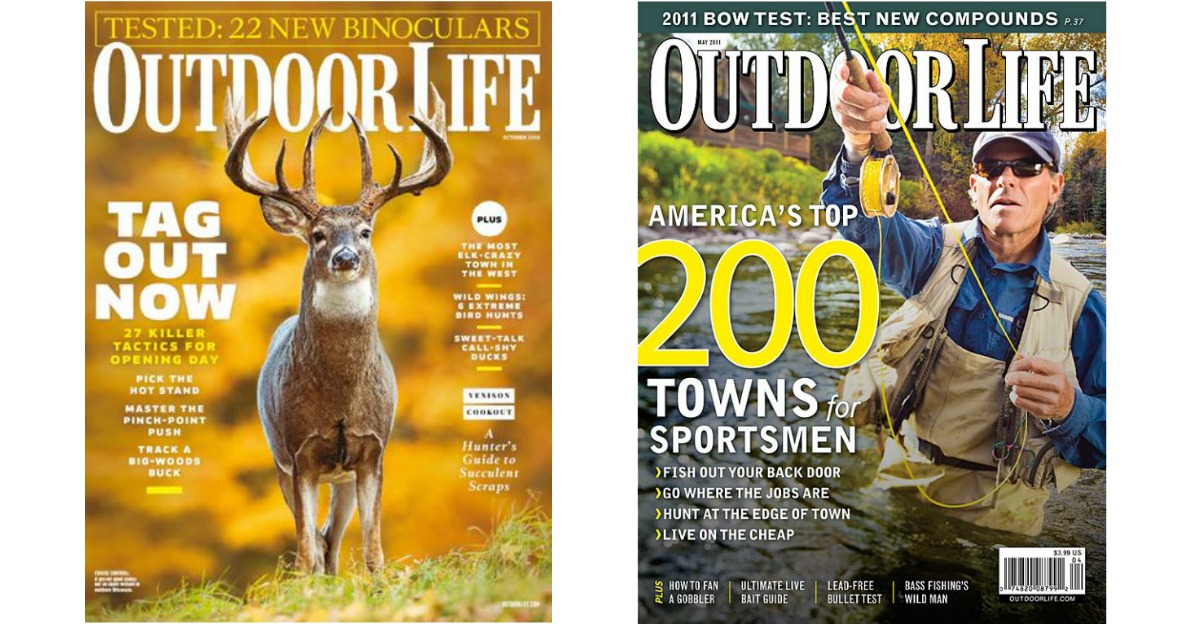 FREE Subscription To Outdoor Life & Editor & Publisher Magazines