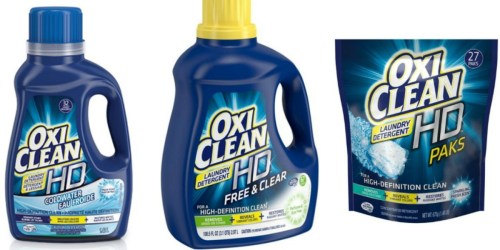 NEW $1/1 OxiClean HD Laundry Detergent Coupon = Only $2.99 at Walgreens
