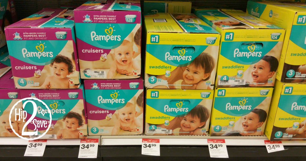 pampers diapers at target