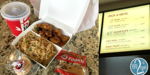Panda Express: $3 Off $5 Online Order = Kid’s Meal ONLY $2 (Includes Entree, Side, Drink & Cookie)