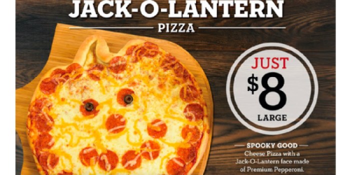 Papa Murphy’s Jack-O-Lantern Pizza ONLY $8