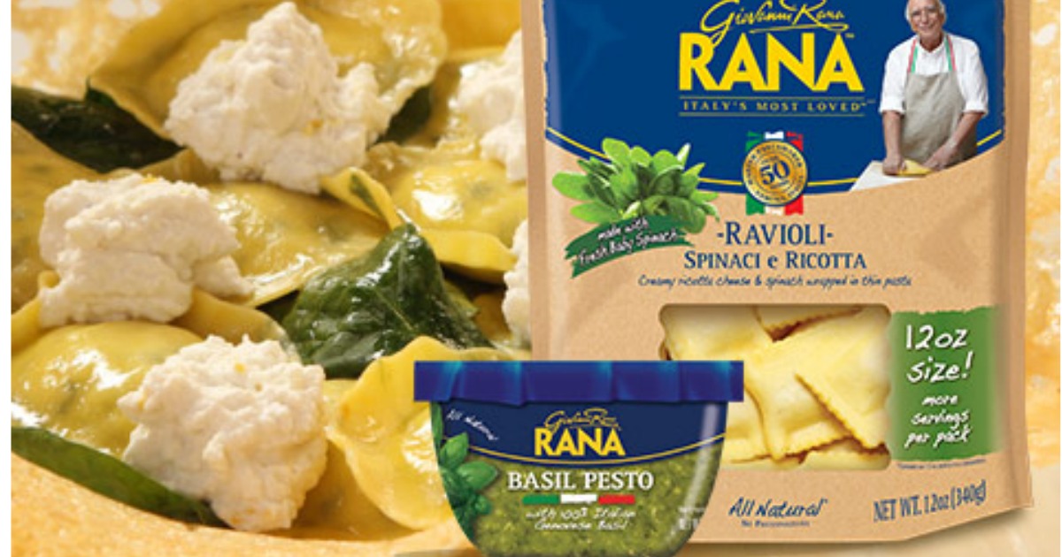 New 1/1 Giovanni Rana Sauce & Pasta Coupons