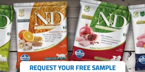 FREE Farmina Pet Foods Dog & Cat Food Sample