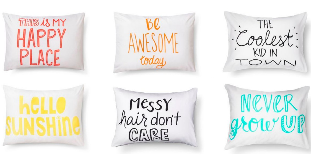 Target Com Inspirational Pillowcases Only 3 37 Kid S Sleeping