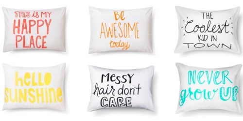 Target.com: Inspirational Pillowcases Only $3.37, Kid’s Sleeping Bags Only $13.49 + More