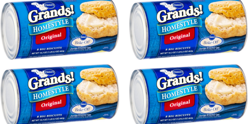 2 NEW Pillsbury Coupons = Grands! Biscuits Only 67¢ Each at Walmart