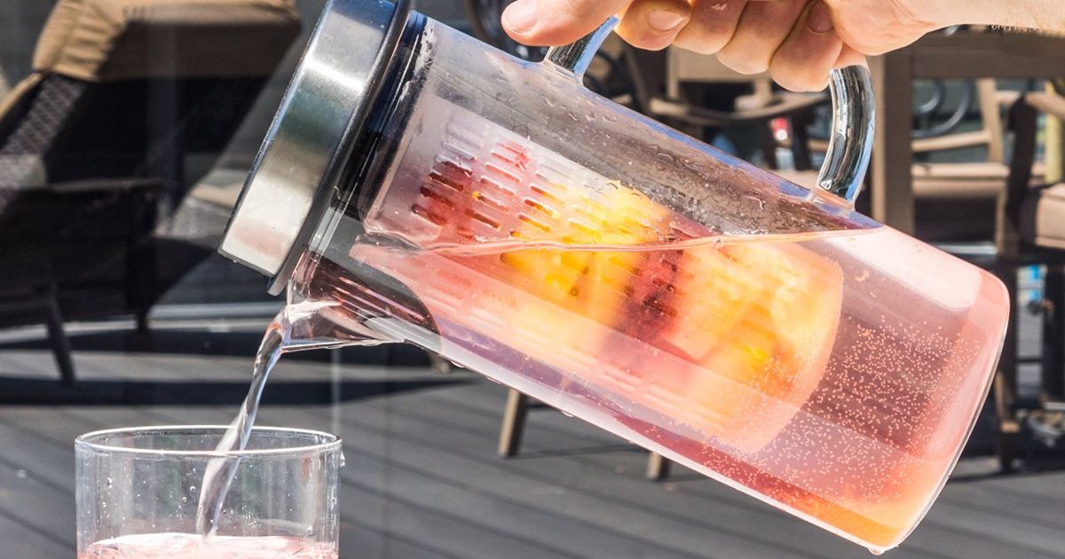 Amazon Fruit Infusion Glass Water Pitcher ONLY 10.99 (Regularly 25.99)