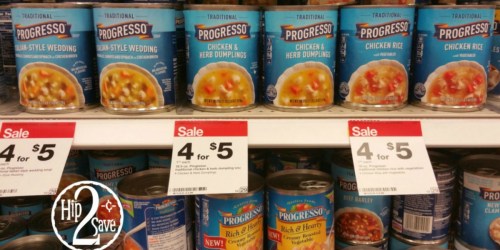 New $0.50/1 Progresso Soup Coupon = Only 44¢ at Target Starting 10/30