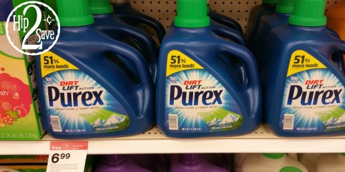 2 NEW Purex Laundry Detergent Coupons = LARGE Bottles Only $3.29 at Target (After Gift Card)