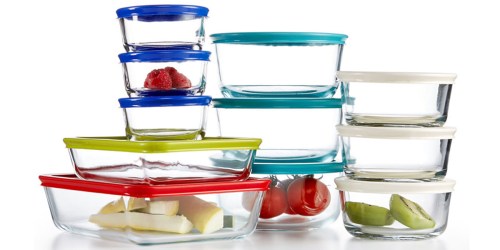 Macy’s: Pyrex 22 Piece Food Storage Container Set ONLY $24.49 (Regularly $79.99)
