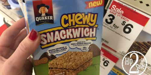 Target: Quaker Chewy Bars Only 97¢ Per Box (After Checkout51)