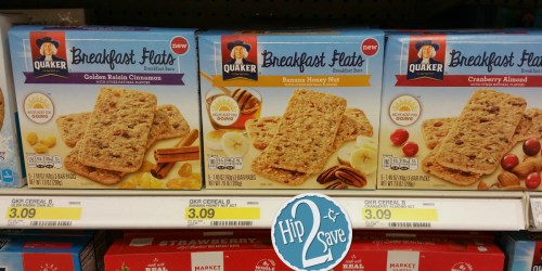 Target: Lots of NEW Grocery Cartwheel Offers = 36¢ Quaker Breakfast Flats, 61¢ Fruity Pebbles Cereal…