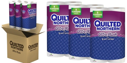 Amazon Prime: Quilted Northern 3-Ply Toilet Paper 24 Supreme Rolls Only $19.84 Shipped