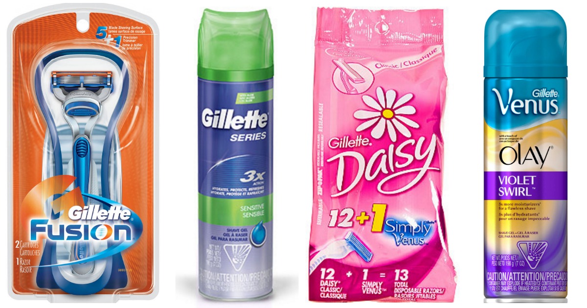 Lots of New Gillette Razor & Shave Gel Coupons