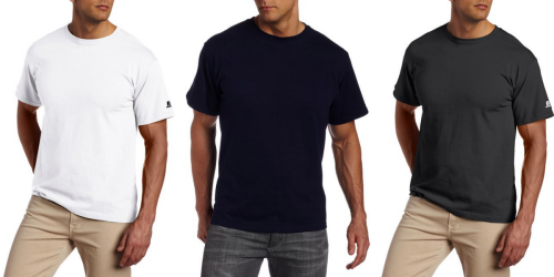 Amazon: Men’s Russell Cotton T-Shirt 4-Pack Bundles Only $7.70 (Regularly $23.99)