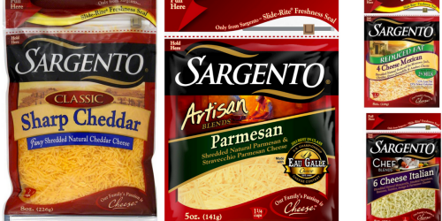 NEW $1/2 Sargento Natural Cheese Coupon = Shredded Cheese Only $1.97 Each At Target