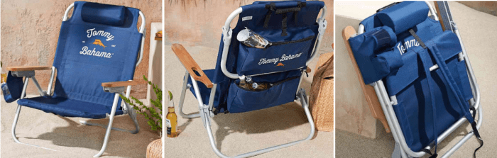 Tommy Bahama Backpack chairs