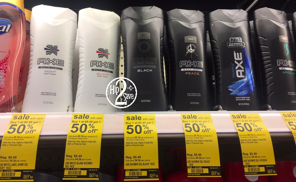 Walgreens Clip 2/2 AXE & Caress Products Coupon