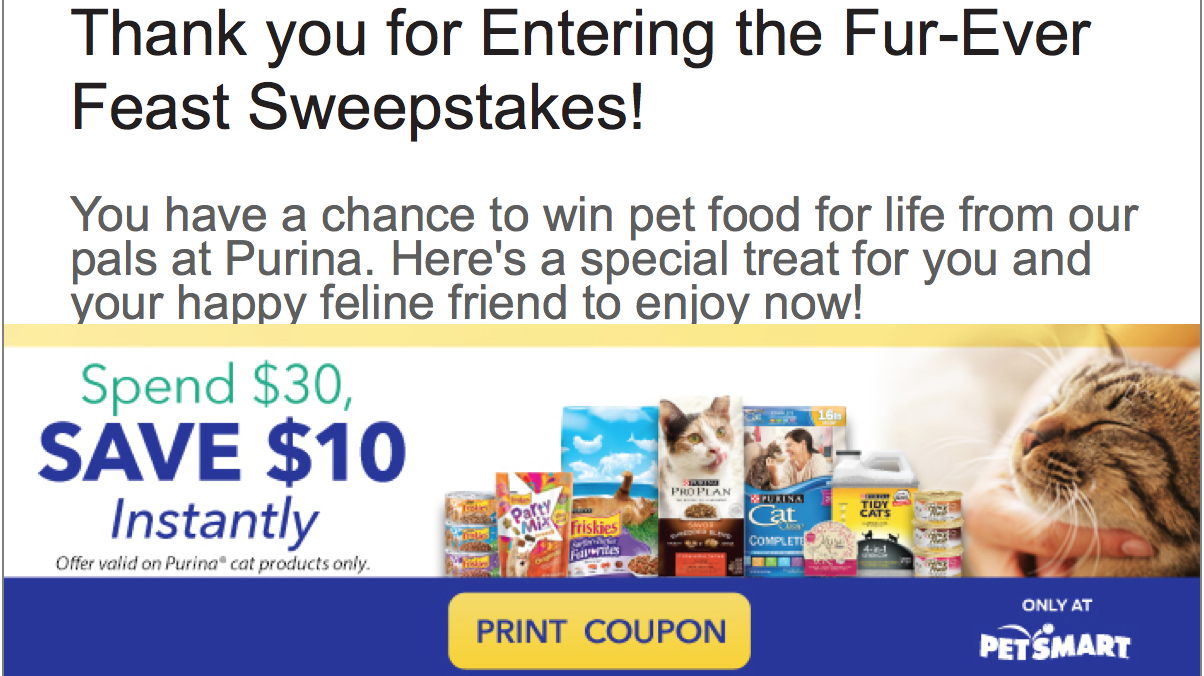 petsmart purina coupon