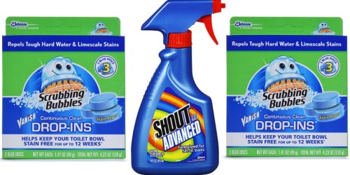 Target: Scrubbing Bubbles Toilet Bowl Cleaners Only $1.18 Each + Great Deal on Shout Stain Remover