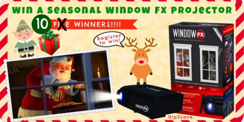 Congrats to 10 Total Hip2Save Giveaway Winners of Seasonal Projector Window Display Kit