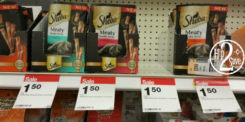 Target: Sheba Meaty Sticks Cat Treats As Low As 9¢ + Nice Deal on Sheba Cat Food
