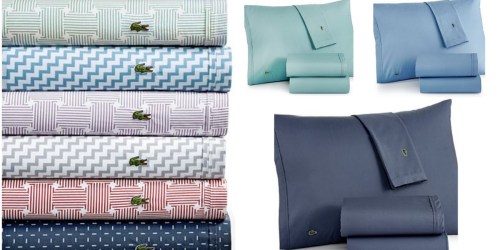 Macy’s: *HOT* Deals on Lacoste Sheet Sets (ALL Sizes!) – ENDS TONIGHT