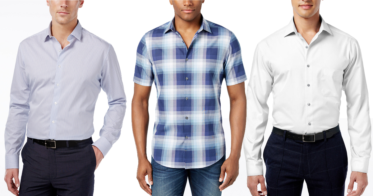 macys casual shirts