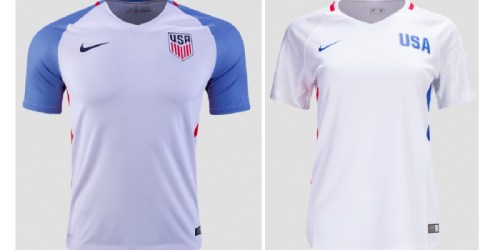 Soccer.com: Nike Men’s & Women’s USA Jerseys ONLY $29.99 (Regularly $89.99)