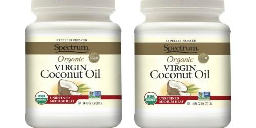 Amazon: Spectrum Organic Virgin Coconut Oil 54oz Container Only $14.92 Shipped