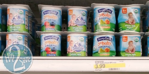Target: Stonyfield YoBaby Organic Yogurt 6 Pack Only $1.22 (After Ibotta)