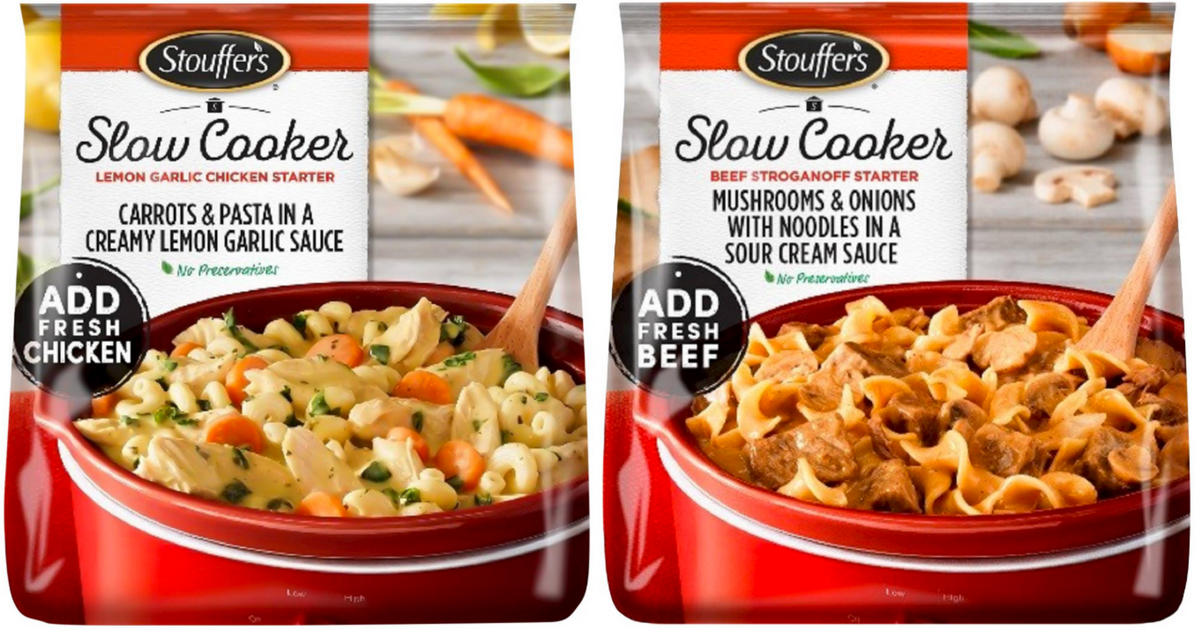 NEW 2/1 Stouffer's Slow Cooker Starters Coupon = Only 3.69 At Target