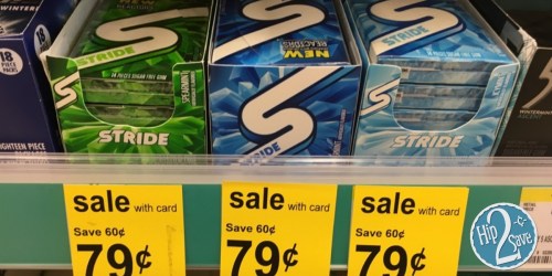 Walgreens: Stride Gum Single Packs Only 29¢ Each