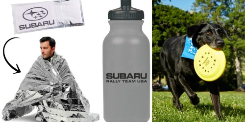 Subaru Gear: Free Shipping + Free Emergency Blanket w/ ANY Order = Items Under $2 Shipped