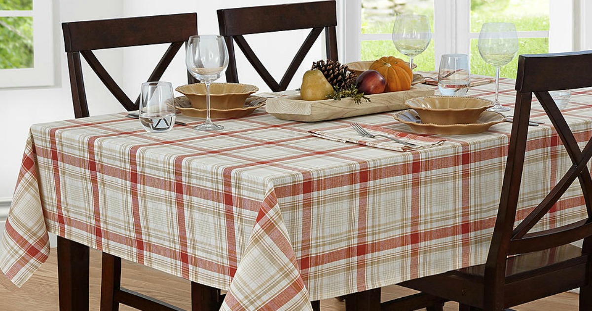 Kmart: Nice Deals on Tablecloths (Great for Holiday Parties) • Hip2Save
