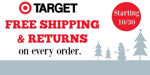 Target: FREE Shipping and Returns – No Minimum Purchase Required (Starting 10/30)