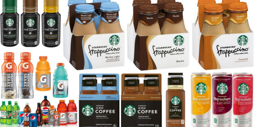 Target: $5 Off $20 Pepsi Beverages Coupon (Starting 10/2) = Starbucks 4-Pack Iced Coffee Only $2.84 Each