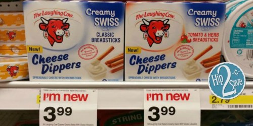 New $1/1 The Laughing Cow Cheese Dippers Coupon = Only $2.19 at Target