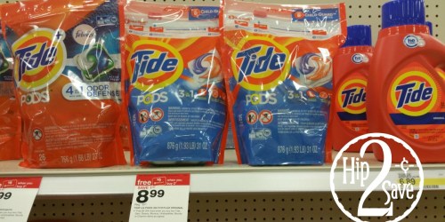 Target Shoppers! Tide PODS or Gain Flings 35-Count Only $4.49 Each (After Gift Card)