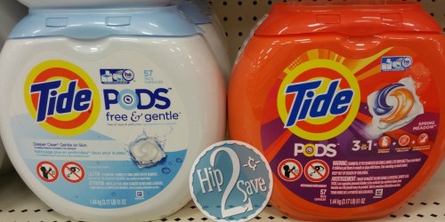 New $2/1 Tide Pods and Gain Flings Coupons = Nice Deals at Target and Walmart
