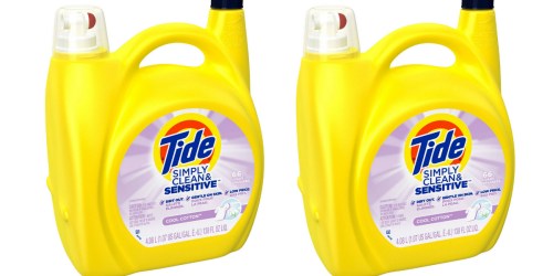 Target.com: 2 Tide Simply Clean & Sensitive 66-Load Detergents Just $6.04 Each Shipped (After Gift Card)