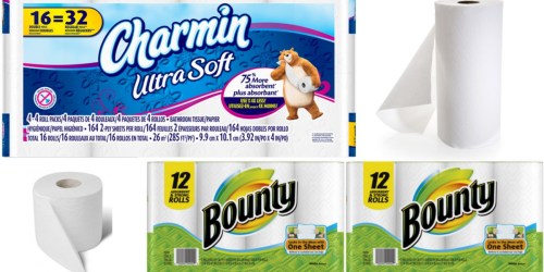 Print New Bounty & Charmin Coupons AND Stock Up on Toilet Paper & Paper Towels at CVS