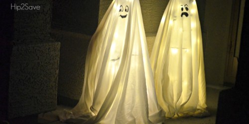 Halloween Ghosts made from Tomato Cages?! Yes, Really.