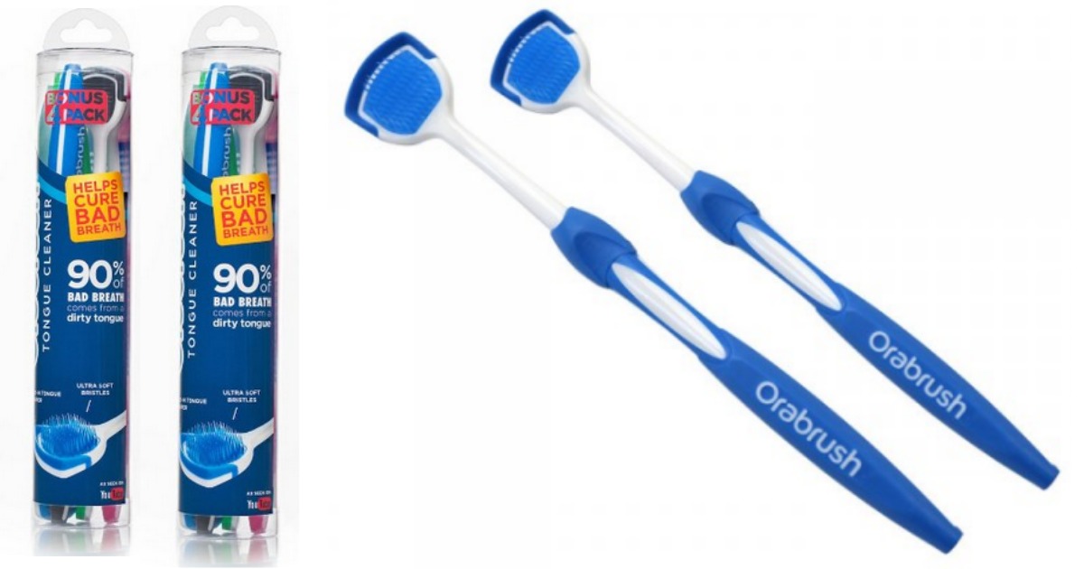 Amazon Orabrush Tongue Cleaners 4Pack Only 4.27 Shipped (Just 1.07