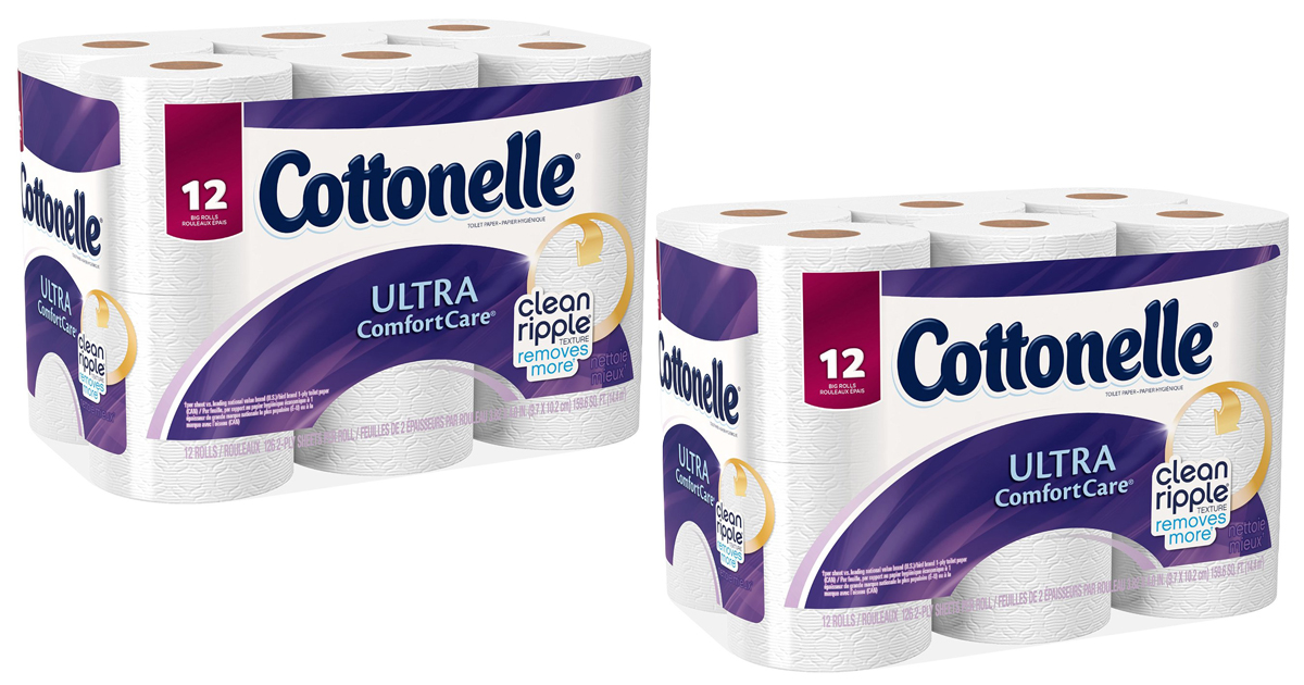 Amazon: Cottonelle Ultra ComfortCare Big Roll Toilet Paper 12-Pack Only ...
