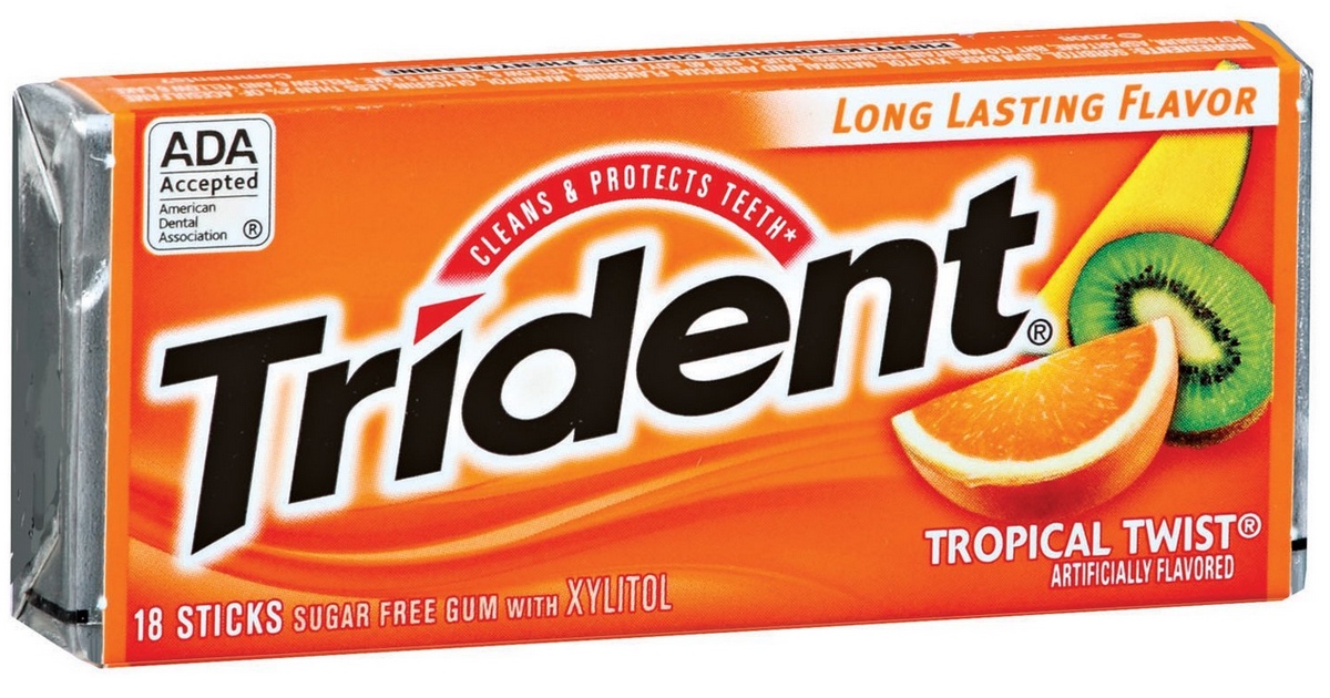 Amazon 12 Packs Trident Gum Only 5.90 (Just 49¢ Each)