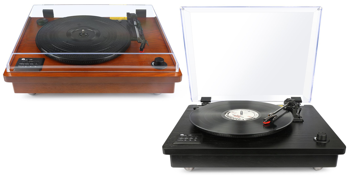 Amazon Bluetooth Turntable w/ Builtin Stereo Speaker 65.99 Shipped