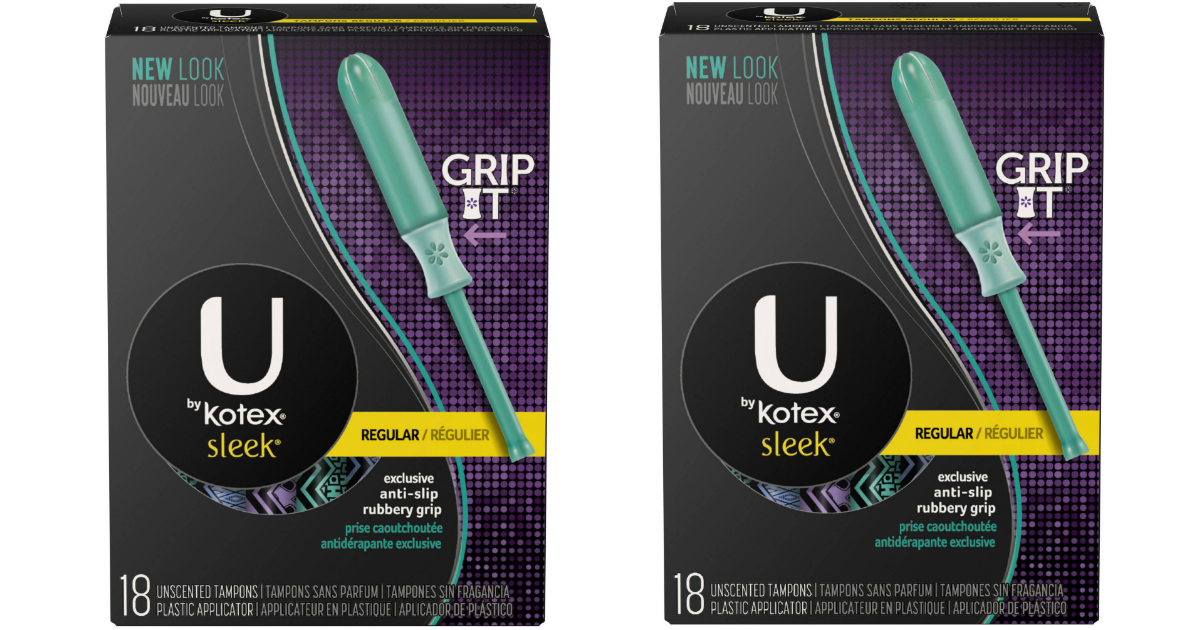 CVS *HOT* U by Kotex Sleek 18ct Tampons Just 49¢ Each (After Ibotta